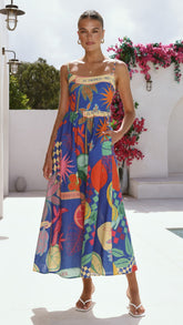 Martina Maxi Dress - Rio Print