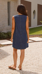 Sacha Denim Mini Dress - Indigo