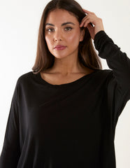 Batwing High Low Top