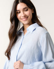 Diamante Detailed Classic Shirt