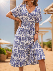Florenza Printed Midi Dress