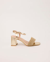 Diamante Front Small Healed Sandals