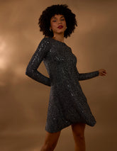 Sequin Swing Dress