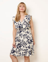 Wrap Over Mini Dress