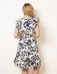 Wrap Over Mini Dress