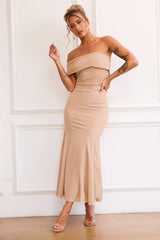 Picture Perfect Maxi Skirt - Tan