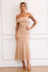Picture Perfect Maxi Skirt - Tan