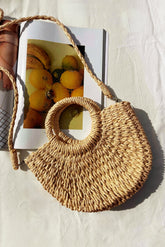 Solene Raffia Bag - Beige