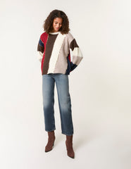 Stripe Sequin Detail Jumper