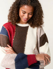 Stripe Sequin Detail Jumper