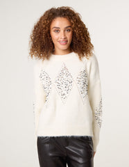 Diamond Sequin Jumper
