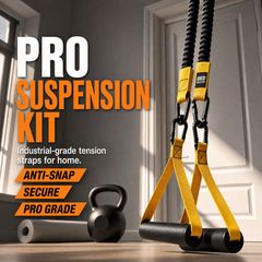 💪 225LBS Heavy Duty Cable Resistance Band Home Gym Training Set