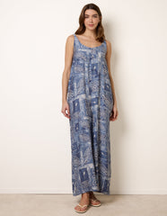 Floral Printed Oversized Jumpsuit