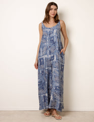 Floral Printed Oversized Jumpsuit