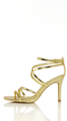 Annabella Strappy Heel - Gold