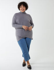 Curve Roll Neck Jumper