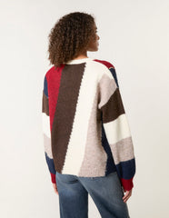 Stripe Sequin Detail Jumper